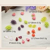 10Pcs Resin Cute Fruit Pomegranate Grape Peach Charms For DIY Making Earrings Necklace Jewelry Findings Accessories ► Photo 2/6
