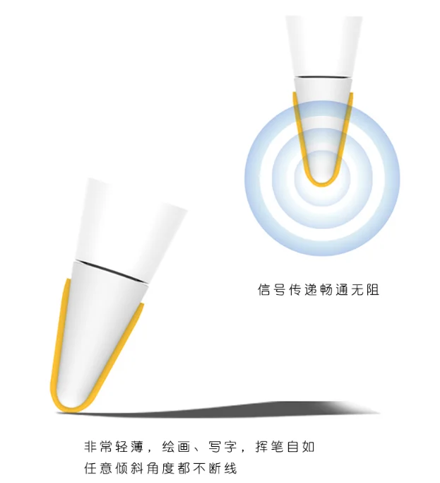 Anti-slip lightweight and wear-resistant apple pen accessories pencil 1 and 2 generation universal nib protective sleeve J06