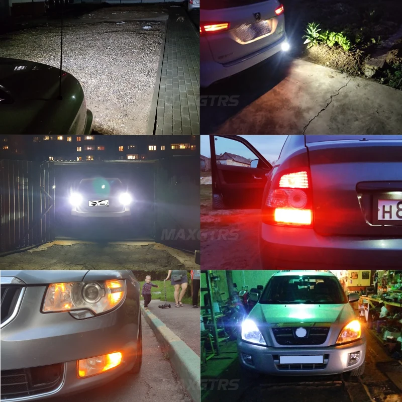 2 шт. Автомобильные светодиодные лампы 7443 лм 30 Вт T20 7444 W21W/5 Вт|car light|car amber lightschip led |