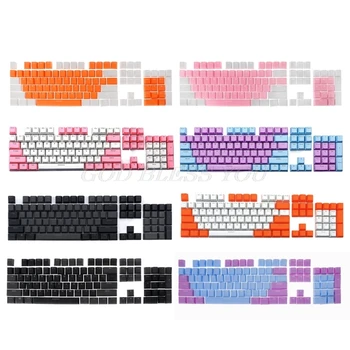 

Translucent Double Shot PBT 104 KeyCaps Backlit For Cherry MX Keyboard Switch Drop Shipping