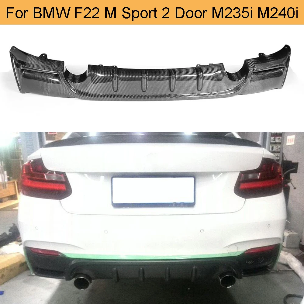 US Carbon Fiber Rear Spoiler Wing Trunk Lip Fit 14-18 BMW F22 M240i M235i 230i