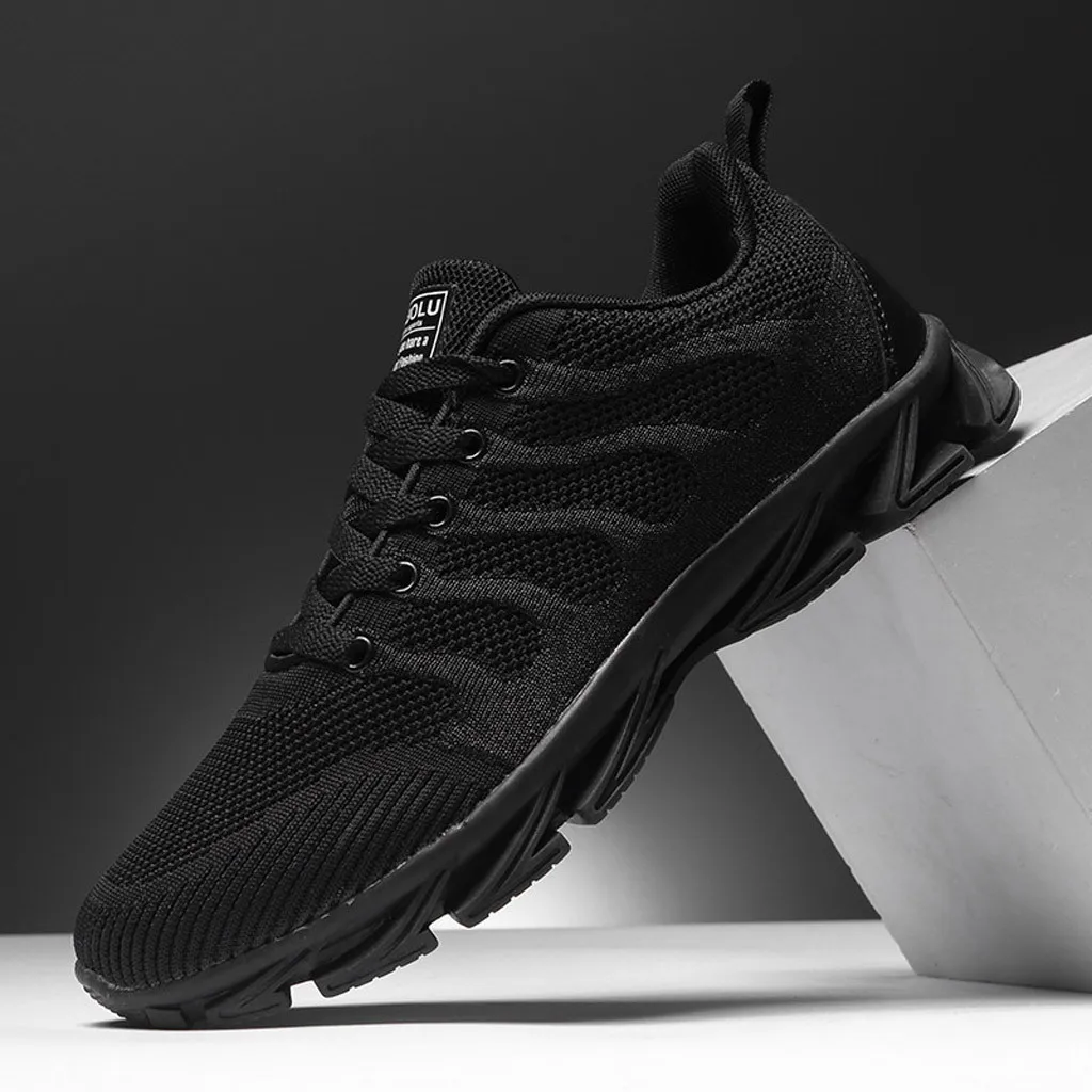 Модные мужские дышащие сетчатые Нескользящие кроссовки LLightweight Кроссовки Новое поступление 20190812