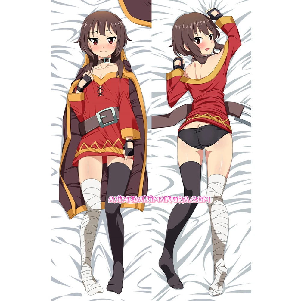 Konosuba Megumin Anime Girl Dakimakura Hugging Body Pillow Case Cover | Дом и сад