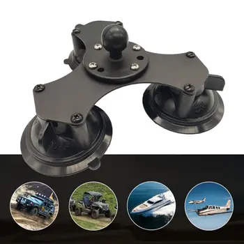 

Car Window Twist Lock Triple Suction Cup Base Ball Head Mount Holder for Video Camera Smartphone Walkie-talkie