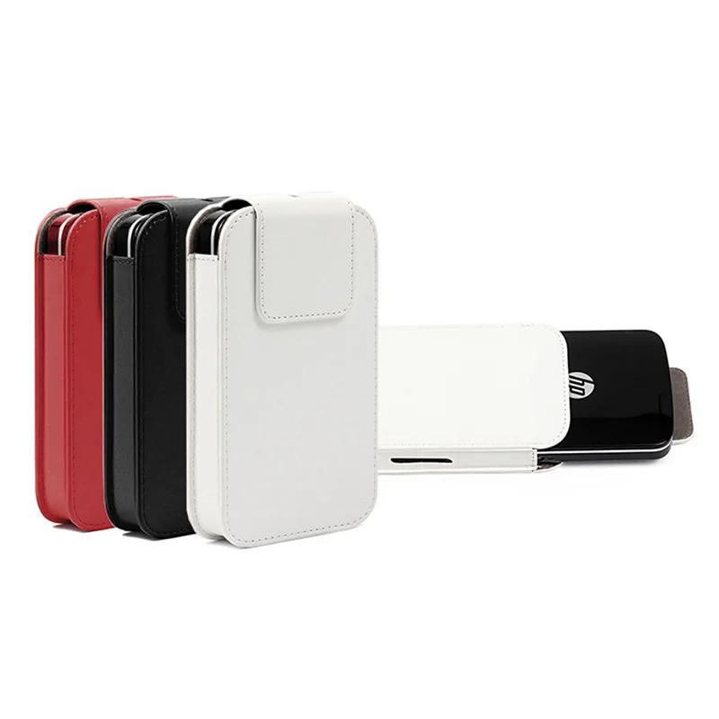 

HP Small Printed plus Mobile Phone Printer Only Leather Case Fashion Protective Bag Three-Color Leather Case