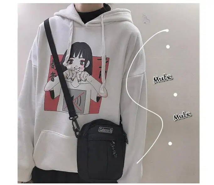 Fashion Sweatshirt Hoodie For Women Clothing Korean Harajuku Streetwear Long Sleeve Hooded Sweatshirts Female Top