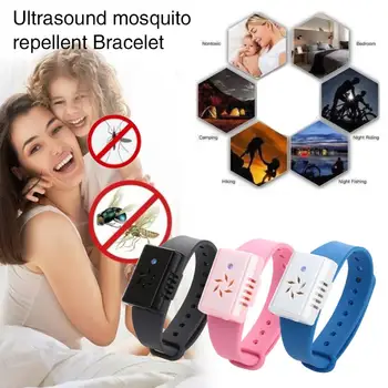 

TPU Strap Mosquito Repellent Bracelet Mosquito Repellent Tool Ultrasonic Mosquito Repellent Non-Toxic Indoor USB Charging