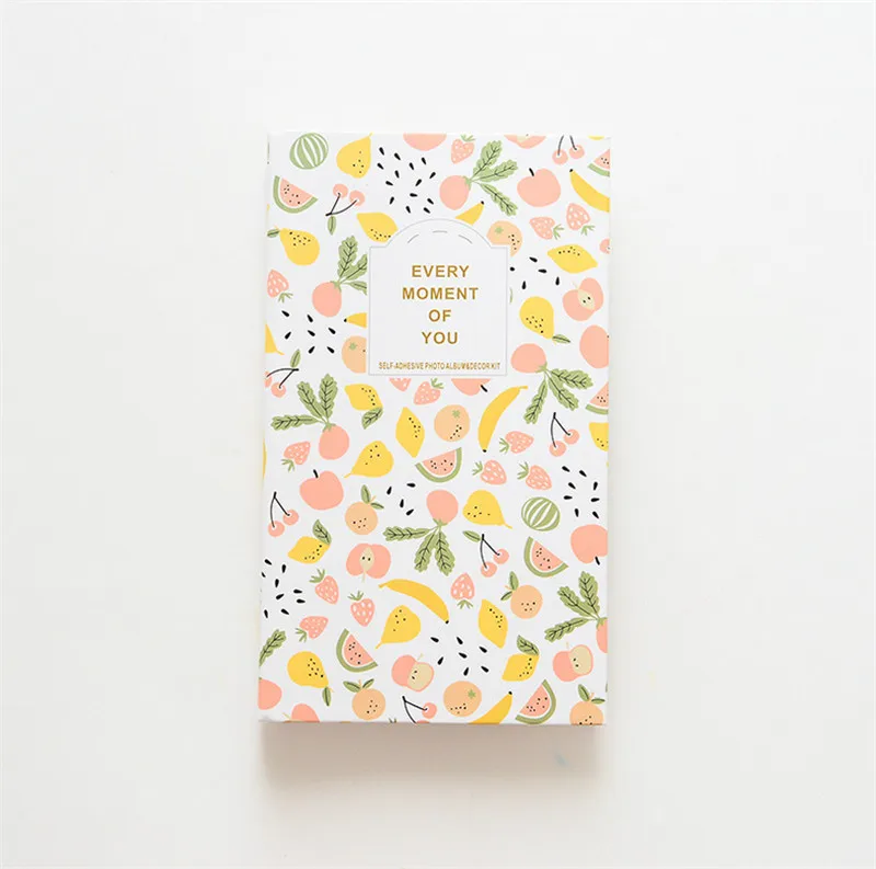 Fruit platter 84 альбом с карманами для Instax Polaroid чехол для хранения фото милый мини размер пленки - Цвет: Fruit platter