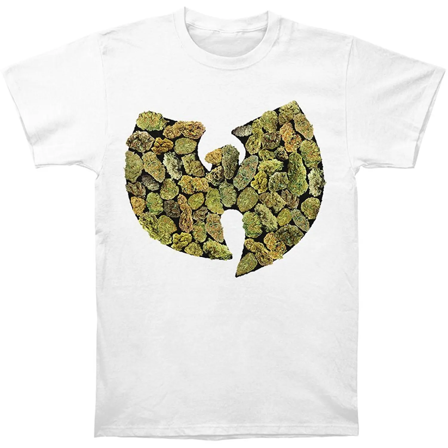 FEAMERCH WU-Tang Clan Pot логотип в виде листка футболка Herre Футболка Чемпион winner мужская