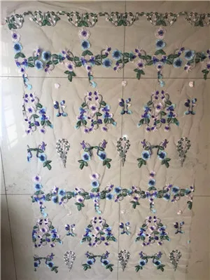 9 Diy Чистая Пряжа вышивка сетка кружева ткани маленький сломанный цветок платье чистая ткань вышитые ткани - Цвет: 9