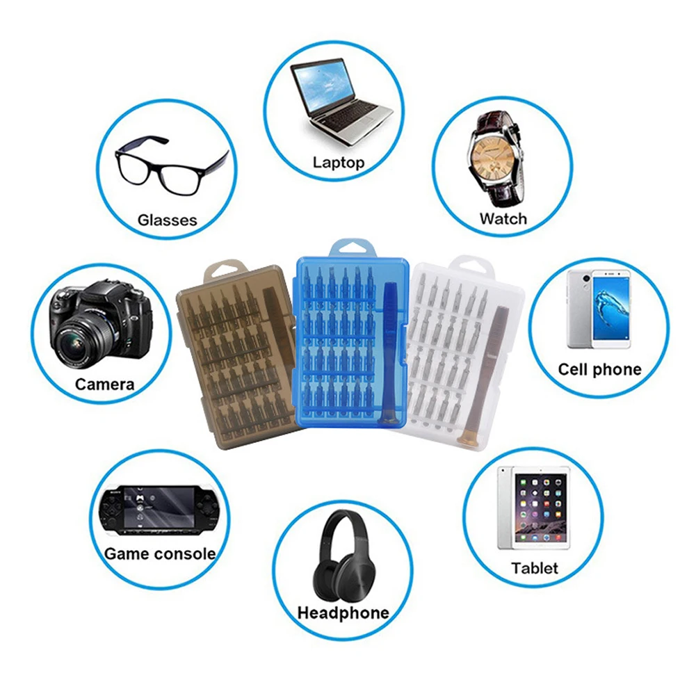 

25-In-1 Screwdriver Set Multi-Function Manual Mobile Computer Watch Repair Kit Portable Repair Tool Combination With Storage Box