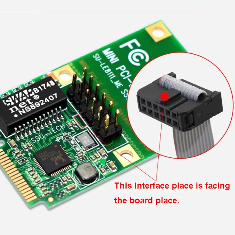 Mini PCI-E сетевая карта сетевого адаптера Интернет сетевой адаптер Gigabit Ethernet сетевой карты RJ45 беспроводной локальной сети Realtek 8111 чипы