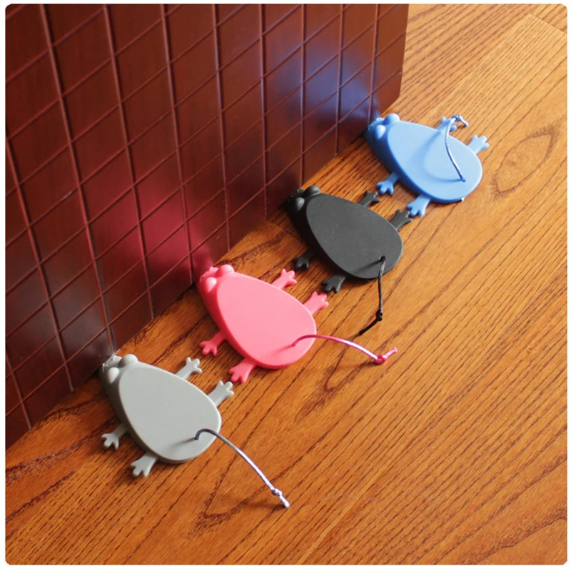 Silicone Door Stop Stopper Baby Safety Cute Cartoon Mouse Door Stopper Safe Protector Anti-pinch Hand Child Safety Security