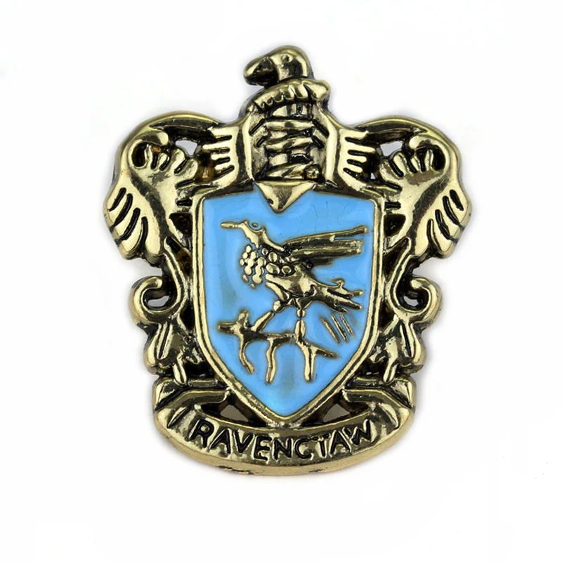 Горячая hp фильм Знак школы Хогвартс на булавке брошь с милой эмалевые броши, булавки дары святить 9/3/4 книги Косплэй подарок - Окраска металла: D018