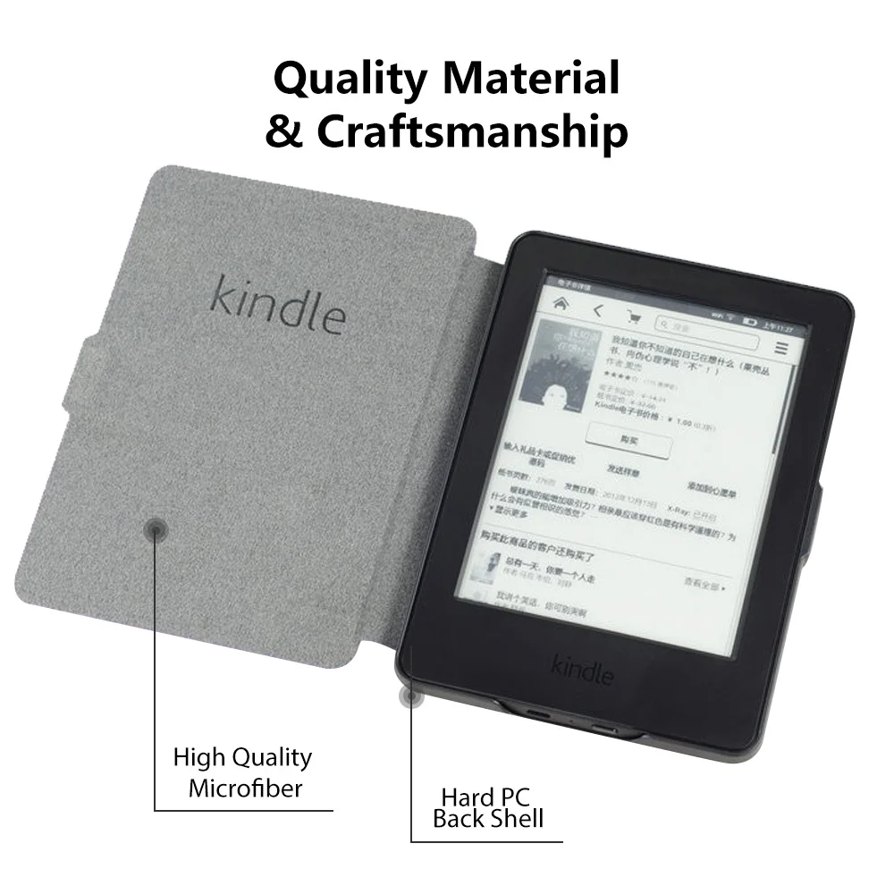 Чехол для amazon kindle 7 7-го поколения 6 ''читалка тонкий умный защитный чехол для kindle 7-го поколения читалка