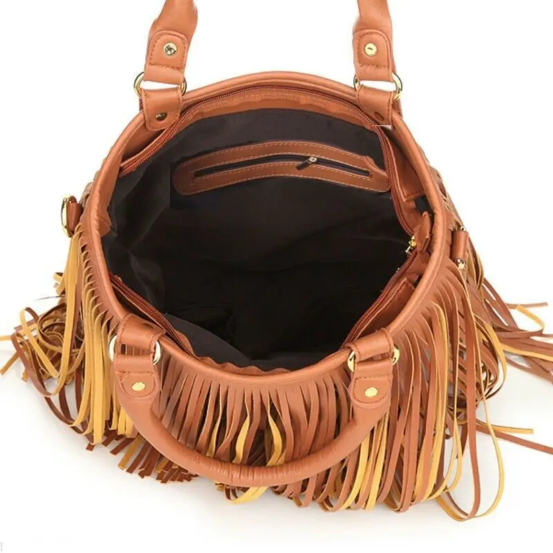 Женские сумки через плечо сумка замшевая мессенджер с бахромой Bolso Mujer /BL1|Сумки