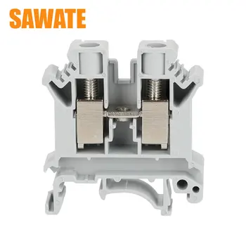 

10Pcs Din Rail Terminal Blocks UK-10N CONTACT Universal Class Connector Screw Terminal UK10N Terminal Blocks