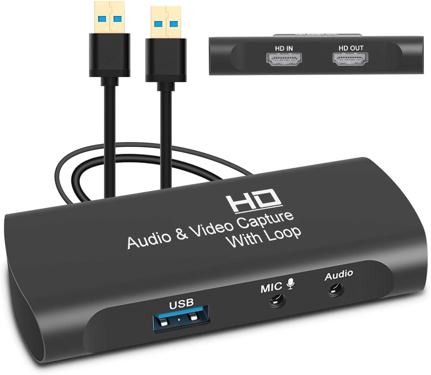 4K видео карта TV Loop 1080P USB 2 0 MIC In Type C HDMI аудио захват устройство Телефон Запись игр