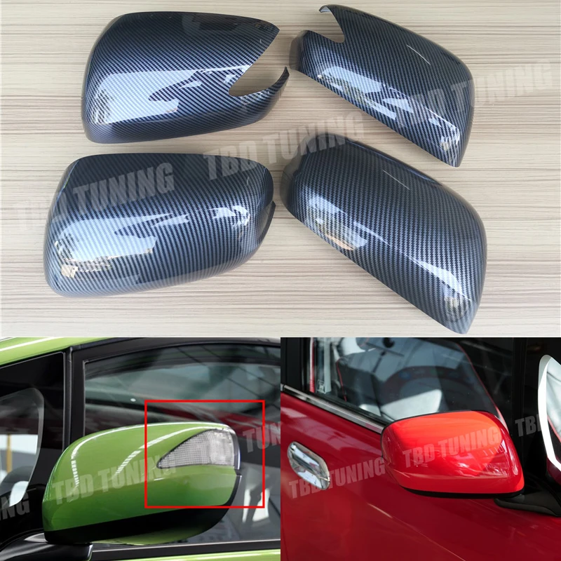 

Carbon Fiber Look Mirror Cover For Honda Fit Jazz City 2008-2015 2016 2017 2018 2019 Replacement Rear Side View Mirror Cover