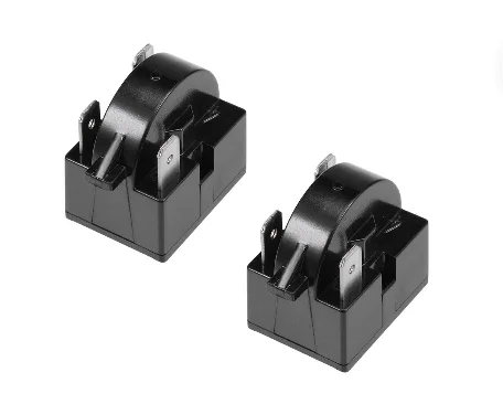 

2 Pcs 33 Ohm 3 Pin Refrigerator PTC Starter Relay Replacement Part Black