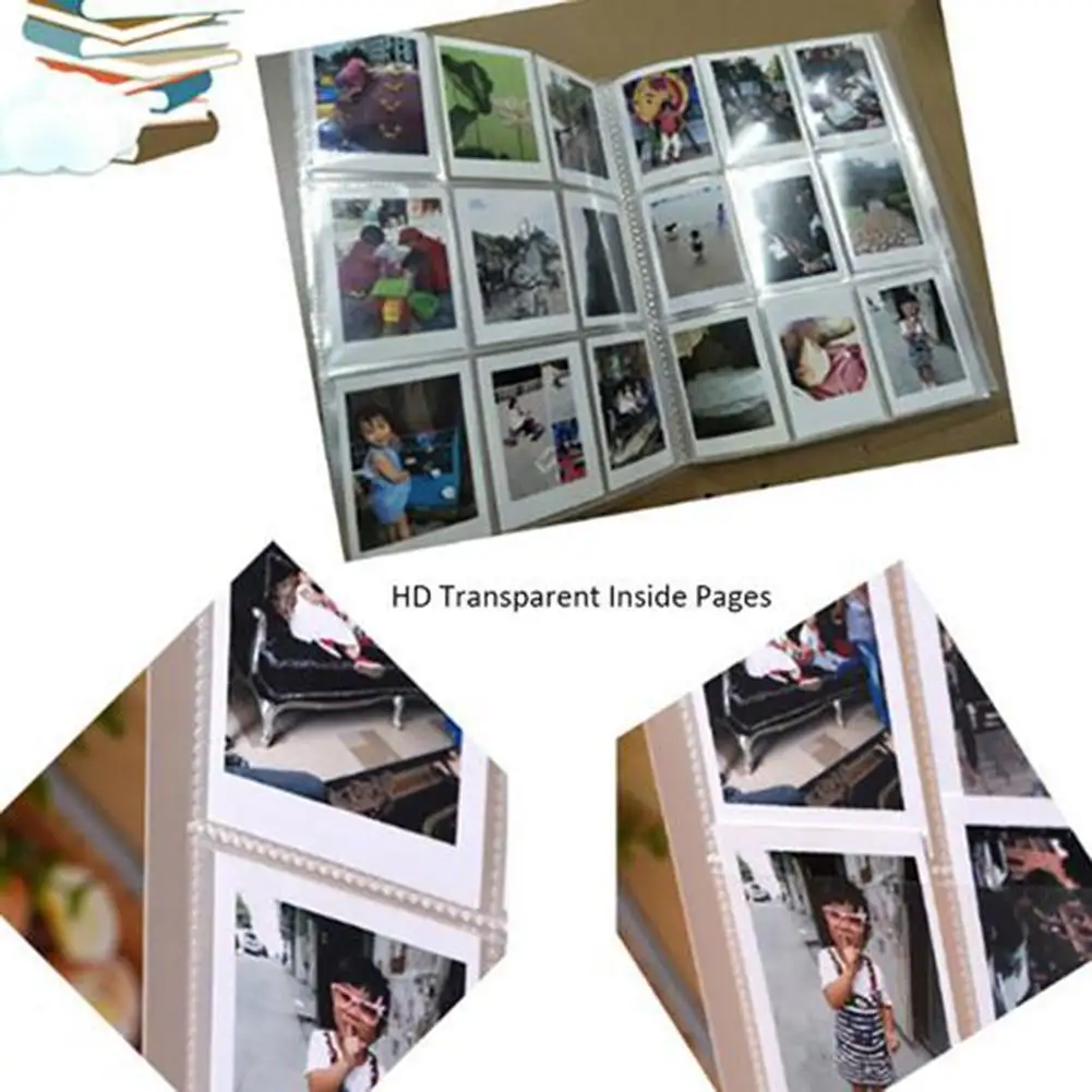 Мини Фотоальбом для Fujifilm Instax Mini 7s 8 8+ 9 25 26 50s 70 90 фильм