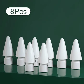 

1-8PCS Stylus Pen Nib Compatible For Apple Pencil 1st Gen Smooth Stylus Pencil Tip Compatible For Apple pencil 1st & 2nd Gen