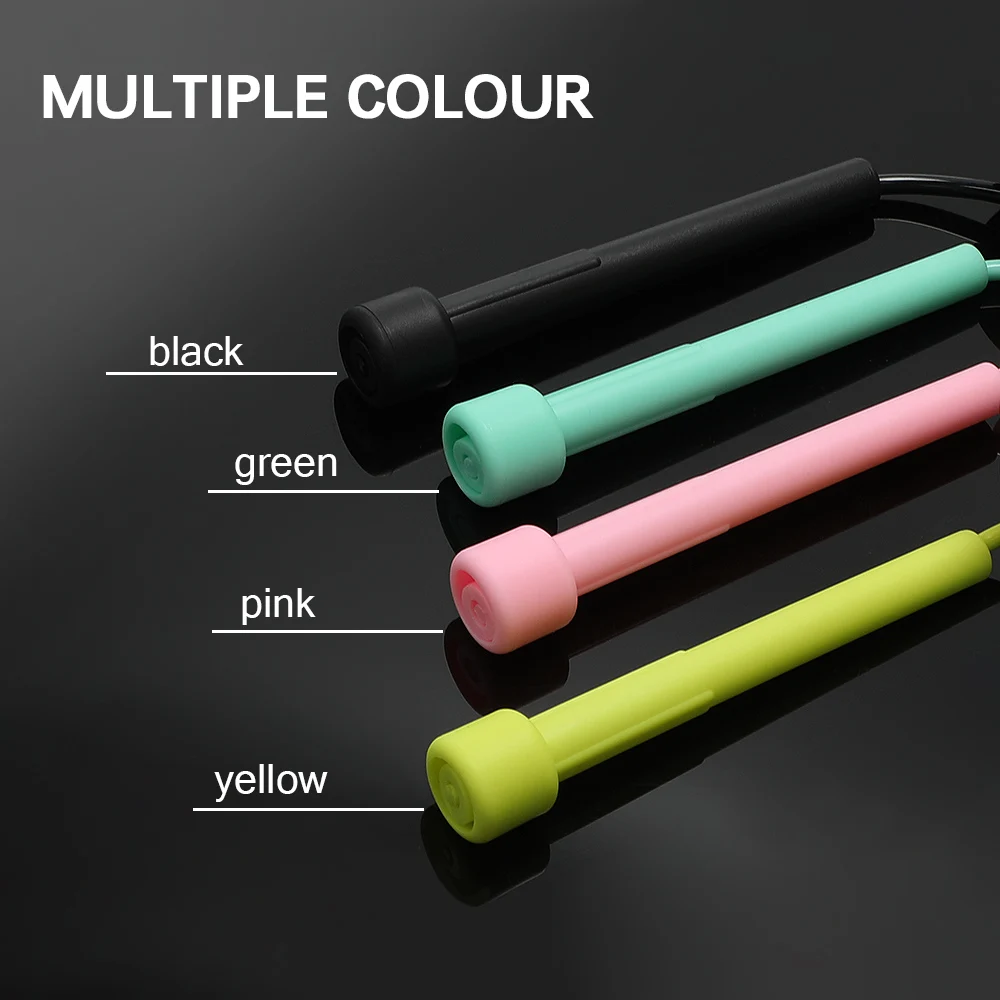 Jump Rope Speed Skipping Rope Weight Loss Sport Rolling Pin Primary Senior Cross Fit Comb Cardio Training Fitness Home Gym