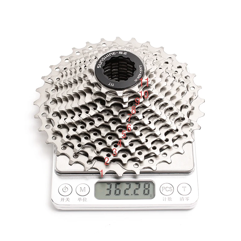 Road Bike 8 9 10 11 12 Speed Velocidade Cassette 11-25T 28T 30T 32T 34T 36T Bicycle MTB Freewheel Cassette Sprocket for HG Hub