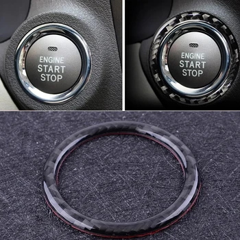 

Car Engine Start Stop Button Trim Ring Panel Decal Carbon Fiber Sticker For LEXUS IS250 300 350 2006-2017 Car styling