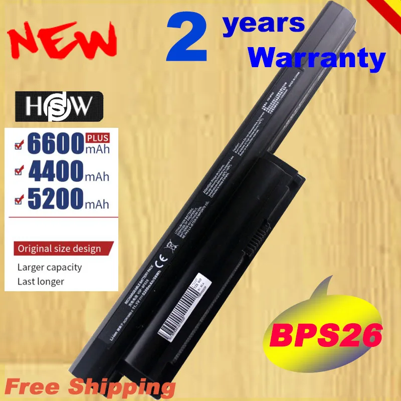 Аккумулятор HSW 11 1 В для Sony Vaio VGP-BPS26 SVE141 SVE14A SVE15 SVE17 VPC-CA SZ BPL26 BPS26 VGP-BPS26A VPCEH16EC vgp быстрая