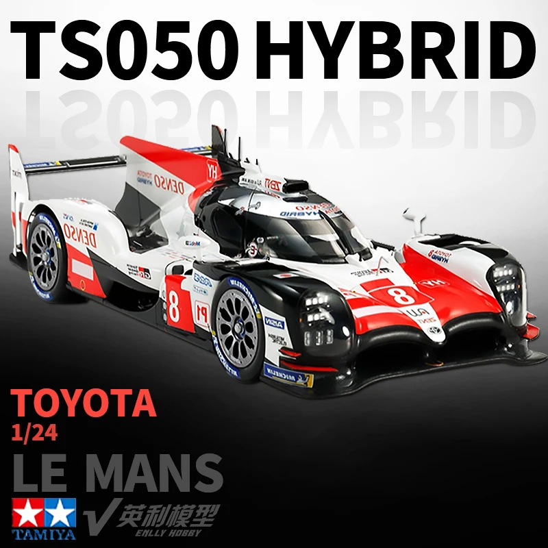 Тамия 24349 1/24 весы Toyota Gazoo Racing TS050 Hybrid Super Sport Car Display Toy пластиковая сборка комплект