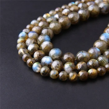 

Gray Moonstone Beads Labradorites Beads Natural Stone Beads 4 6 8 10 12mm Beads For Jewlry Making DIY Bracelet Necklace