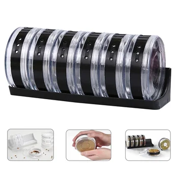 

6pcs Salt Transparent Restaurant Sealing Condiment Storage Pepper Seasoning Box Set Easy Clean Home Kitchen PP Multipurpose
