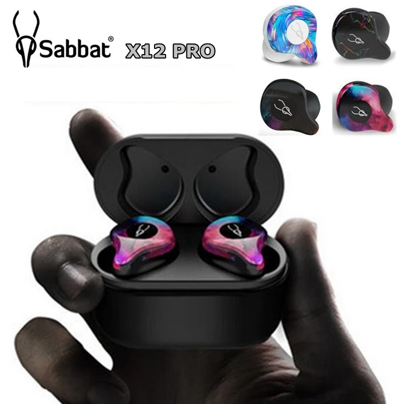 

Sabbat X12 Pro Wireless bluetooth 5.0 Earphone Stereo Dual Mic Earbuds Waterproof Sport Headsets With Mic for IOS Android