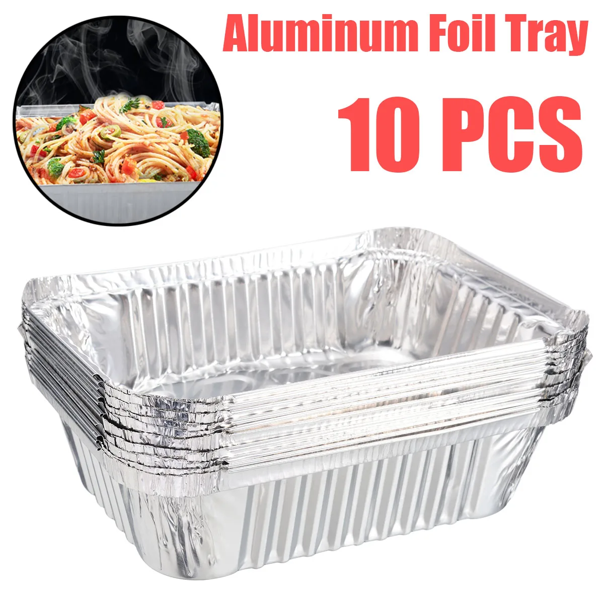 

Outdoor BBQ Aluminum Foil Recyclable Grease Drip Pans Grill Catch Tray For Aluminum Pans Replacement Liner Trays Without Cover