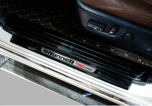 Приемная педаль приложение только для Toyota 4runner установка; для 4runner нержавеющая сталь Задняя панель для защиты от аксессуары отделка