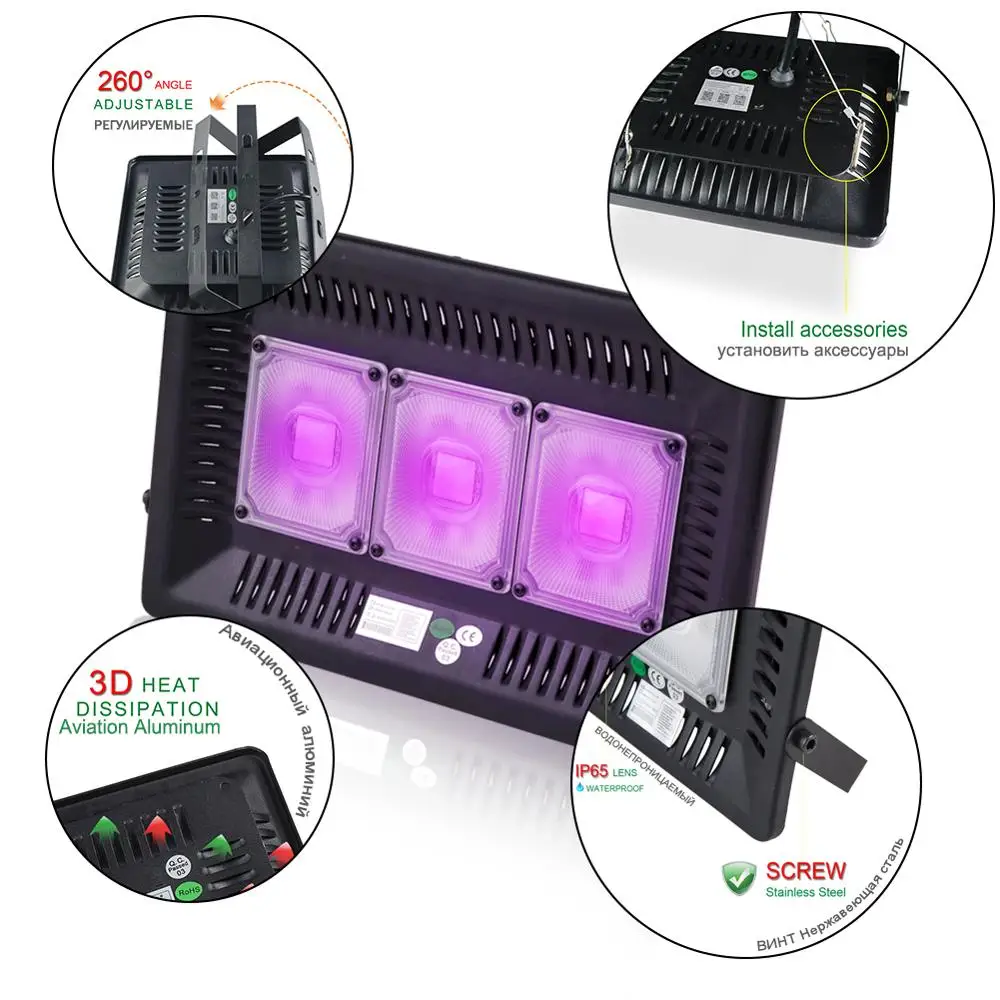 Kopen Kerst Waterdichte Led Uv Lamp 365nm 395 Ultraviolet Party Cure Metaaldetector Subzero Quartz Zwart Licht Halloween Zaklamp