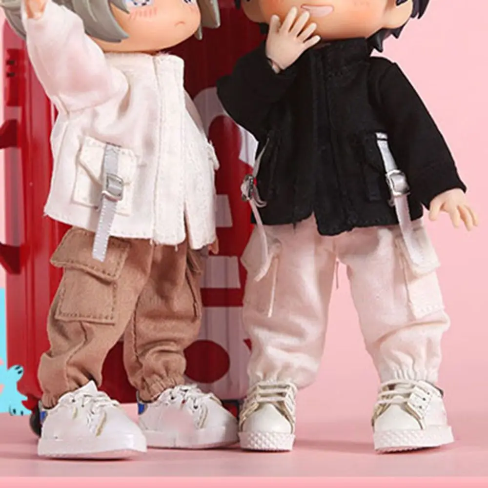 Dolls Long Overalls Doll Clothes Pant for 1/11 1/12 Doll Long Jeans Accessories Clothing Doll Pants Clothing Accessories