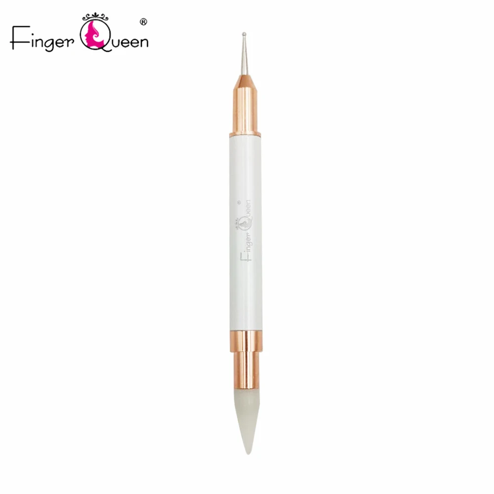 Fingerqueen 1 шт., инструмент для маникюра, акриловое сверло с двойной головкой, многофункциональное сверло с восковой головкой, ручка для ногтей B067