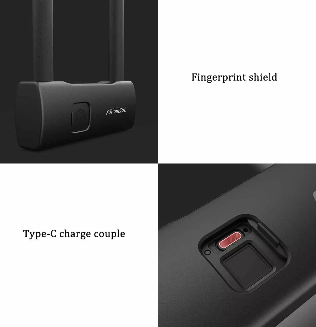 Xiaomi Mijia AreoX Интеллектуальный сканер отпечатков пальцев U замок U8 шкафчик раздвижные двери подставки-держатели для портативных устройств замок окна пароль водонепроницаемый