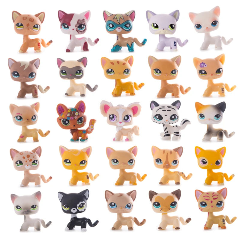 lote 12 figuras little pet shop gatos gatitos p - Comprar Outras