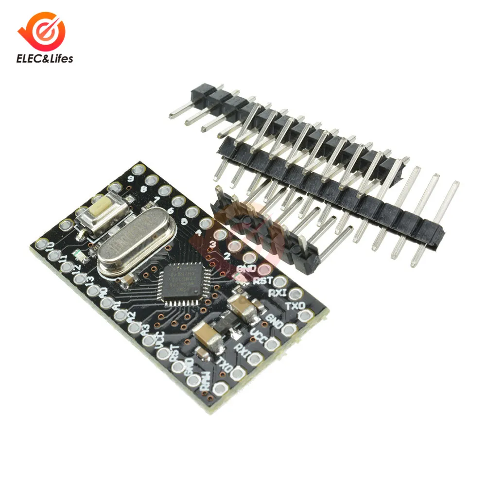 Pro Mini 168 Atmega плата микроконтроллера 5 в ШИМ 16 МГц 8 аналоговых входов для Arduino совместимый нано модуль