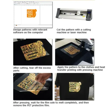 

New 50*50/100cm PVC Metallic Heat Transfer Vinyl Paper T-shirt Heat Press Iron on film Garment Lettering Film hat cloth silver w