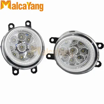 

For Toyota Allion 2/ii 2007 2008 2009 2010 Car LED Bulb Fog Light + Angel Eye Daytime Running Lamp DRL 4000LM 12V