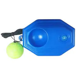 Теннисный Мяч Тренажер прочный самостоятельного плинтус плеер тренировочная мишень питания инструмента на резинке основа для резинки для