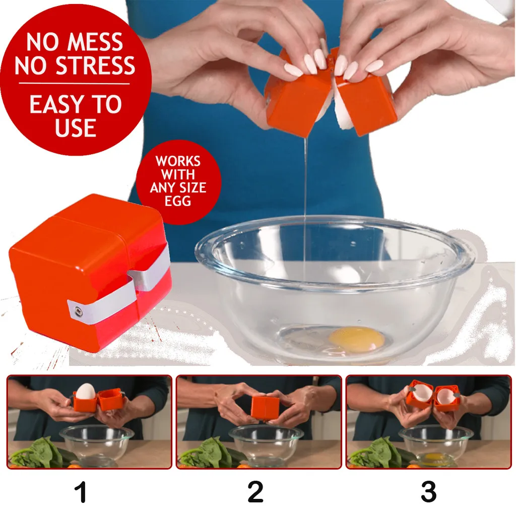 Слайсер для яиц нож для яиц резак полезные вещи для кухни молоток сырой яичной скорлупы резак Топпер открывалка передача яиц овоскоп