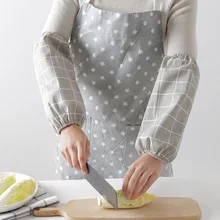 Длинная хлопковая льняная домашняя Рабочая манжета, рукава из сточных вод, Офисная Женская Студенческая Корейская Стильная мужская нарукавная Кепка