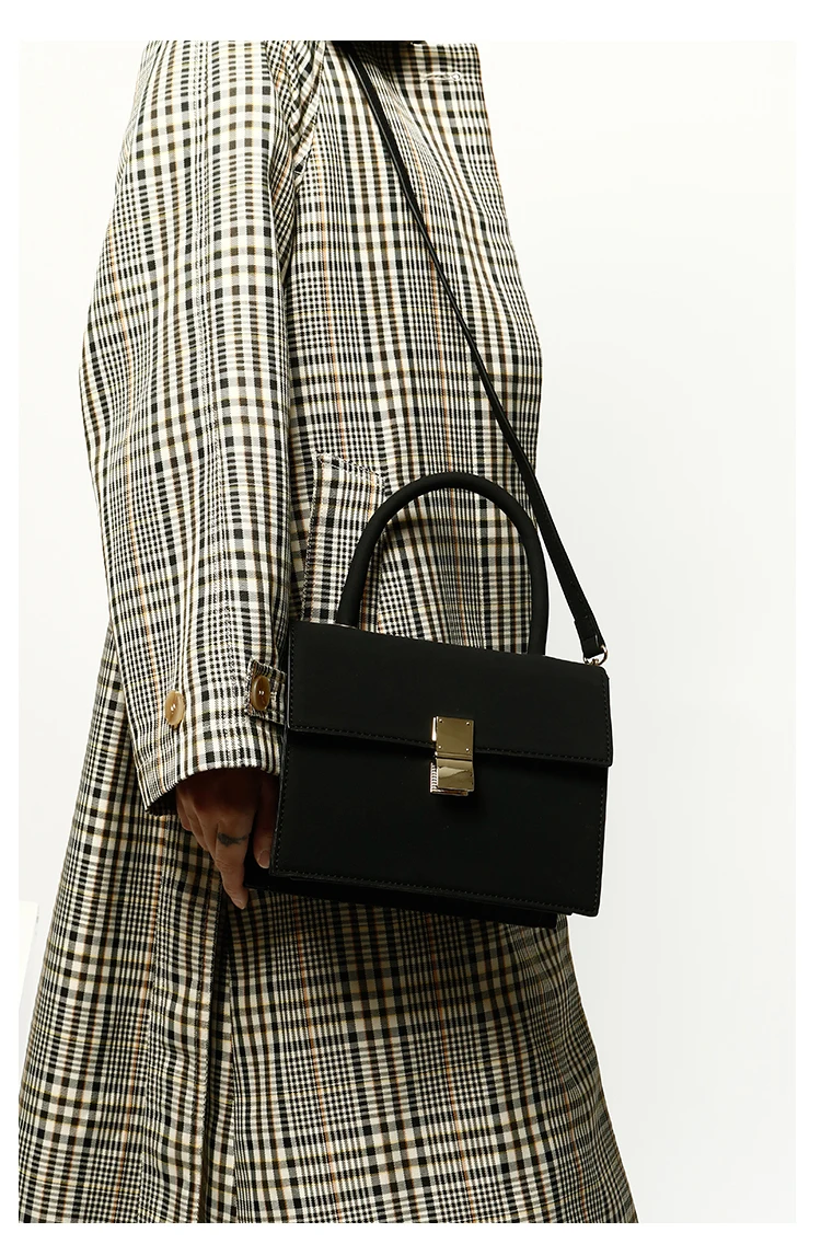Матовая кожаная сумка на плечо с замком, кожаная женская сумка через плечо, женская сумка-мессенджер, роскошные модные брендовые сумки Bolso
