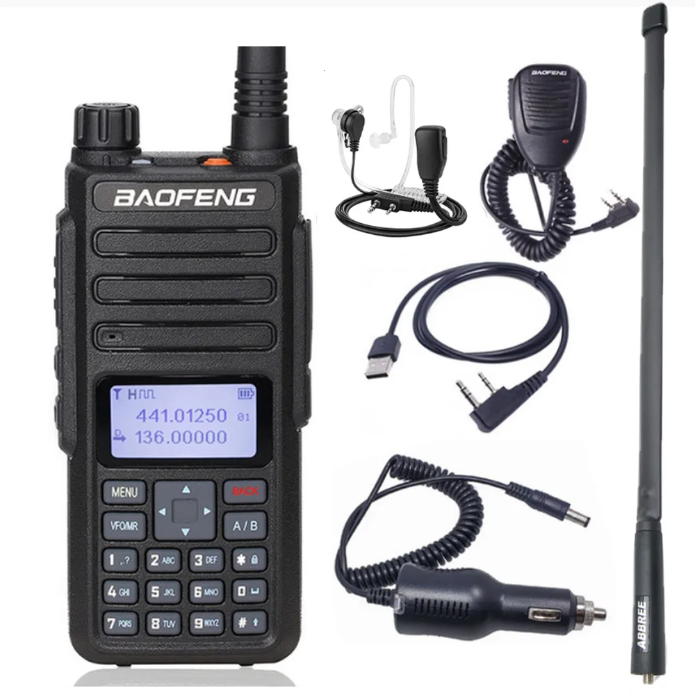 Baofeng DM-1801 Tier 1+2 Dual Time Slot radio walkie talkie band 136-174 & 400-470MHz DM1801 Digital DMR Radio | Мобильные