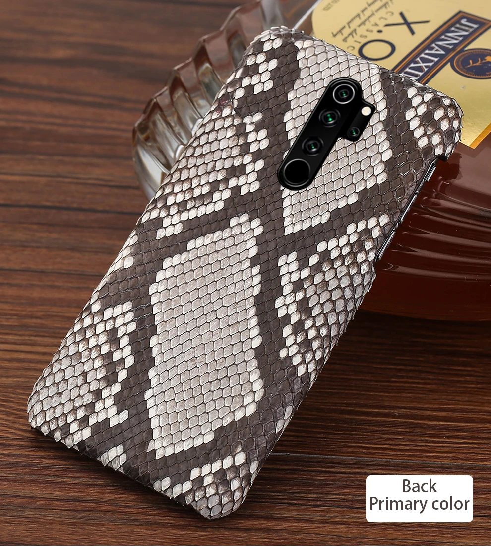 Чехол для телефона из натуральной кожи питона для Xiomi Redmi Note 8 Pro Note 7 8T 8 5 чехол для Xiaomi mi 9 9T Pro Lite 8 A3 A2 Note 10 Pro